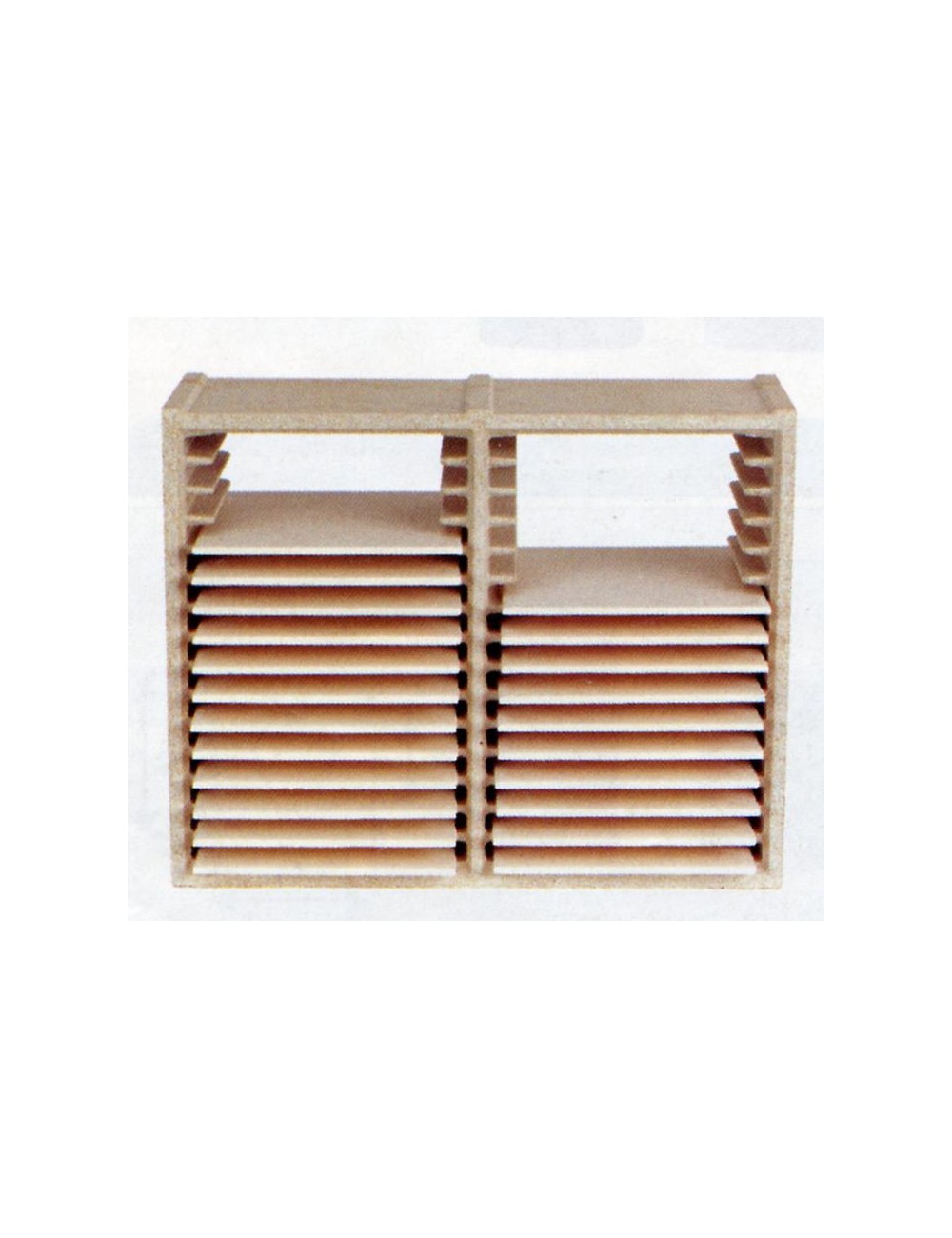 GAZETTE SIMPLE POUR CARREAUX 200*200*16.7 MM 1300°C
