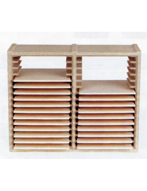 GAZETTE SIMPLE POUR CARREAUX 200*200*16.7 MM 1300°C