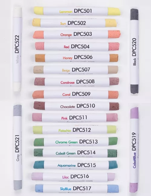 CRAIE CERAMIQUE BOITE DE 20 COLORIS 980-1200°C