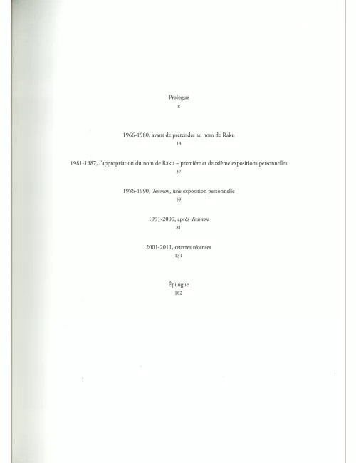 LIVRE CHAWANYA RAKU Art, poésie et céramique