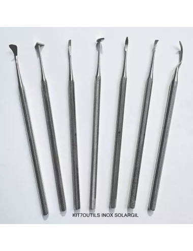 Kit 7 outils inox sculpture et modelage – KIT7OUTILS