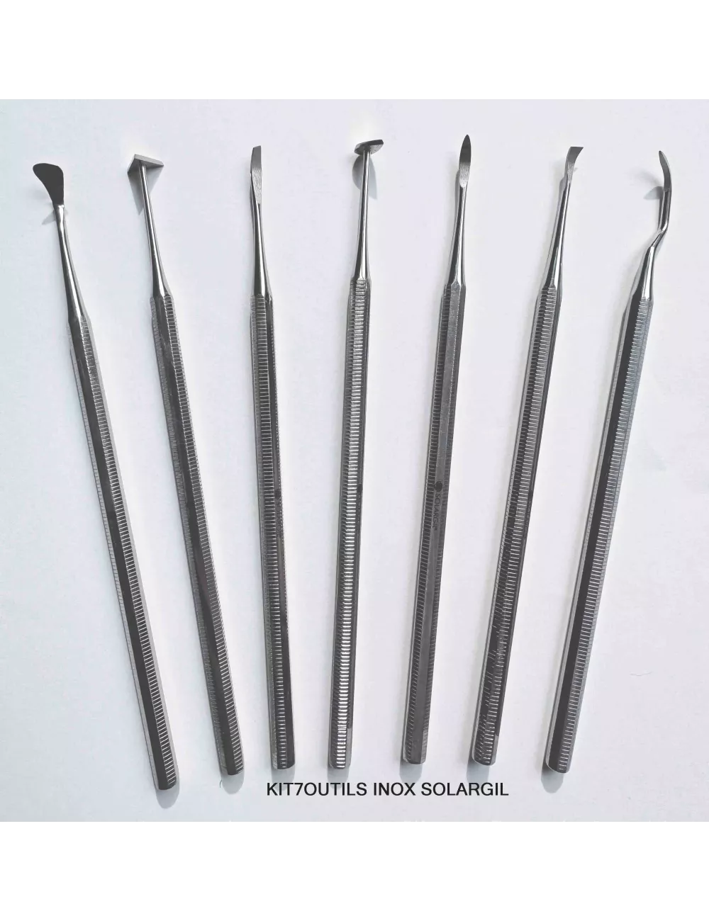 KIT 7 OUTILS DE FINITION METAL TRES FIN