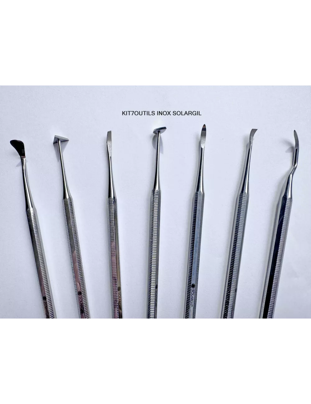 KIT 7 OUTILS DE FINITION METAL TRES FIN