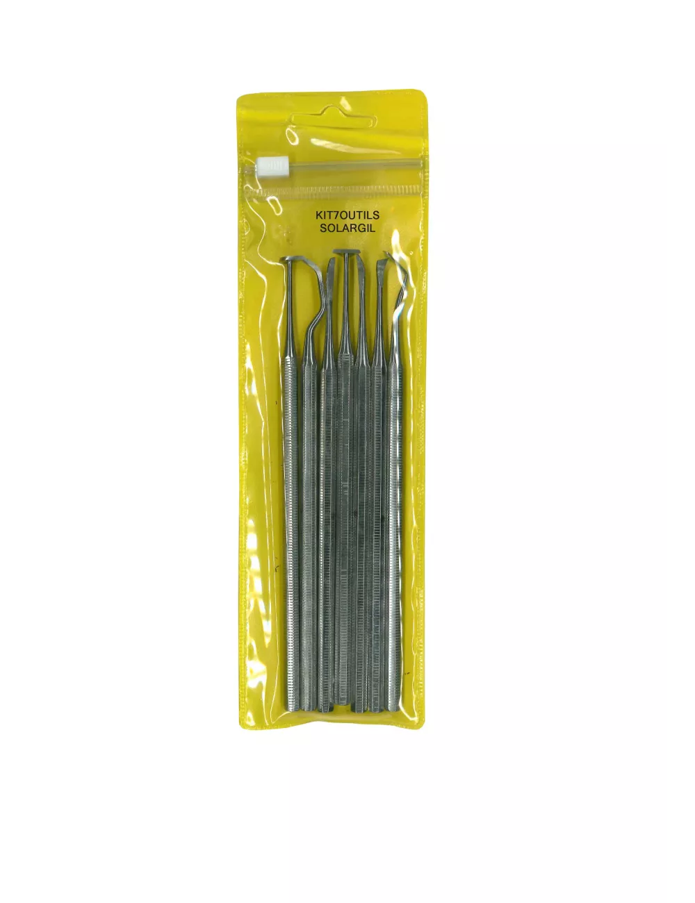 KIT 7 OUTILS DE FINITION METAL TRES FIN