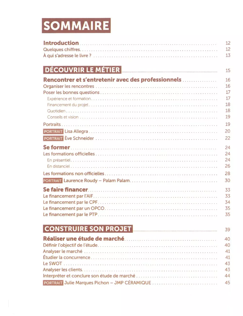 LIVRE PROFESSION CÉRAMISTE