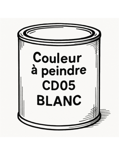 COLORANT LIQUIDE SANS PLOMB BLANC 100GR CD05L