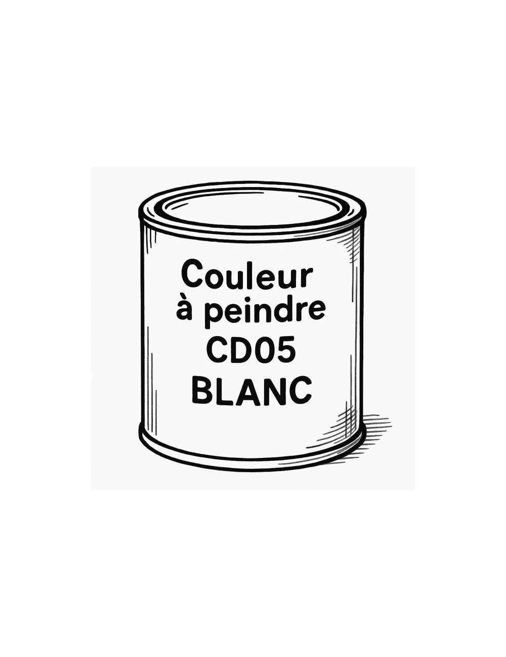 COLORANT LIQUIDE SANS PLOMB BLANC 100GR CD05L