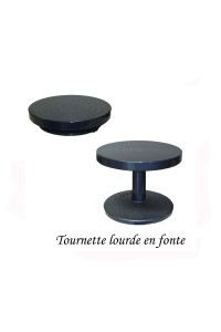 TOURNETTE DE TABLE STANDARD Diam. 25 cm H. 19 cm