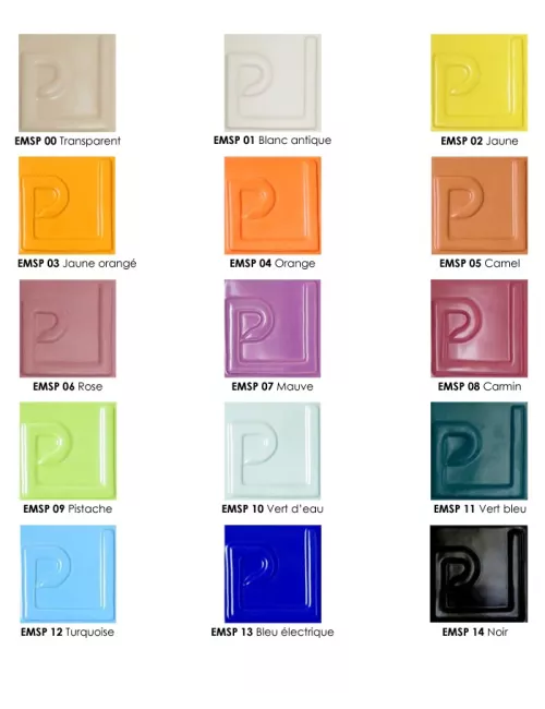 ÉMAIL FAÏENCE OPAQUE SANS PLOMB MAT JAUNE-ORANGÉ 1KG EMSP03LL