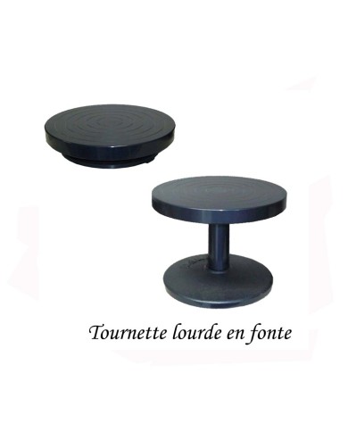 TOURNETTE DE TABLE LOURDE Diam  22 cm H5.5cm