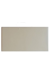 BISCUIT CARREAU FAIENCE BLANCHE-CREME 150*75*6.5 MM