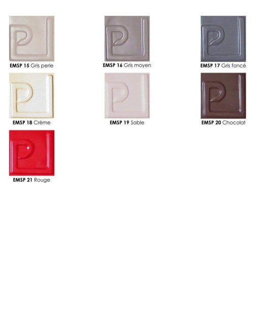 ÉMAIL FAÏENCE OPAQUE SANS PLOMB MAT GRIS FONCÉ 1KG EMSP17LL