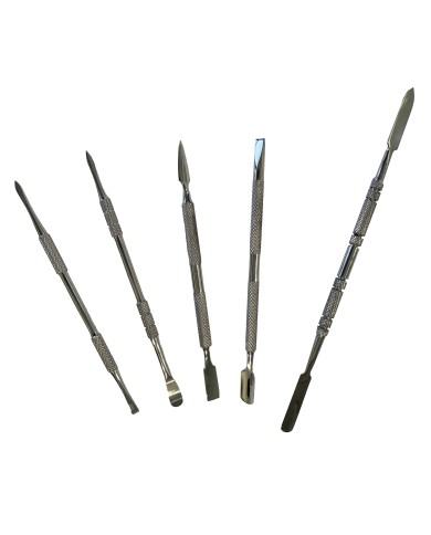 KIT 5 OUTILS INOX DOUBLE L.120 ET 165mm