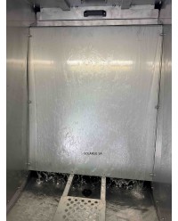 CABINE D'EMAILLAGE INOX RIDEAU D'EAU MODELE ECONOMIQUE RS5205