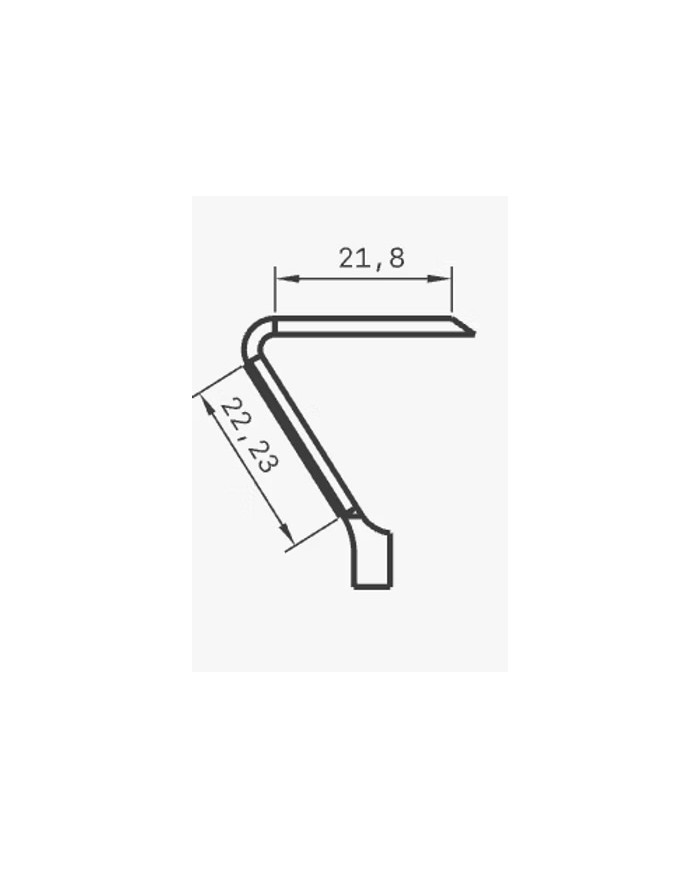 MIRETTE TUNGSTENE FIL COUPANT FORME DE 7 L17.5CM