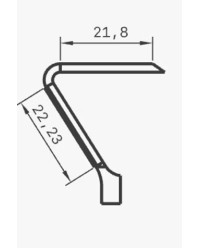 MIRETTE TUNGSTENE FIL COUPANT FORME DE 7 L17.5CM