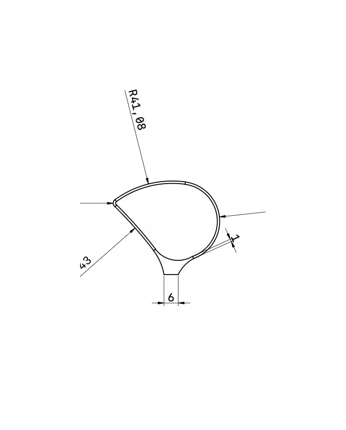 MIRETTE TUNGSTENE FIL COUPANT FORME BEC MACAREUX L16CM