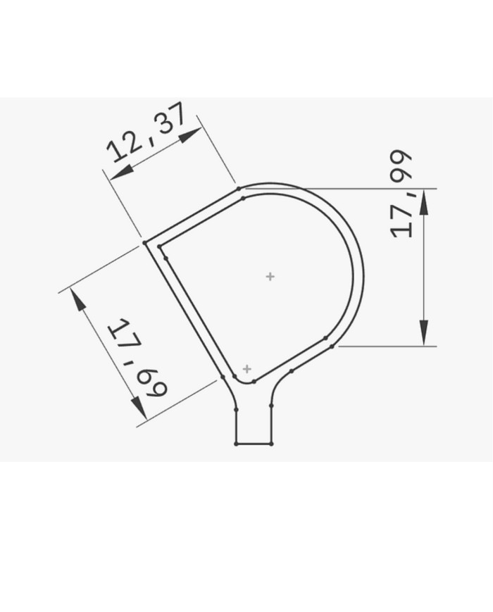 MIRETTE TUNGSTENE FIL COUPANT FORME D L17.5CM