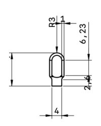 MIRETTE TUNGSTENE FIL COUPANT POINTE FINE L16CM