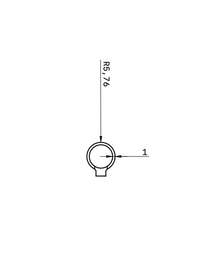 MIRETTE TUNGSTENE FIL COUPANT FORME RONDE L16 CM
