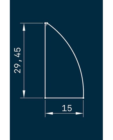 TOURNASIN TUNGSTENE POINTE INCURVEE 16CM