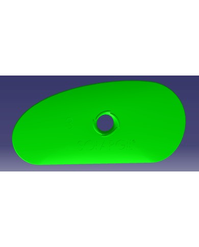 SPATULA DEMI-OVALE 105*50 MM SPA3