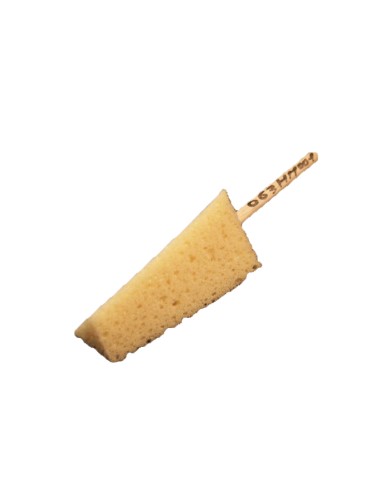 EPONGE MANCHE BOIS CONIQUE TRIANGULAIRE H LA + PETITE 25 MM L 89 MM