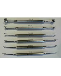OUTIL INOX 165mm DOUBLE BOULE Ø 1.5-1
