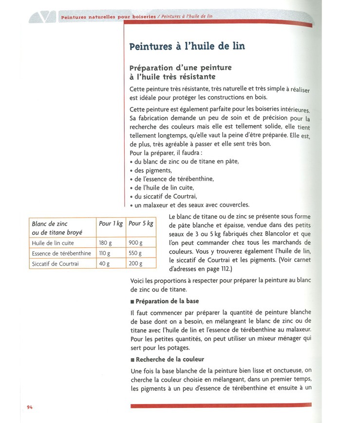 LIVRE "PEINDRE SA MAISON AVEC DES COULEURS NATURELLES" LIVRE "PEINDRE SA MAISON AVEC DES COULEURS NATURELLES"