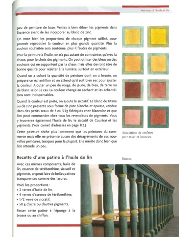 LIVRE "PEINDRE SA MAISON AVEC DES COULEURS NATURELLES"