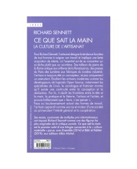 LIVRE "CE QUE SAIT LA MAIN"
